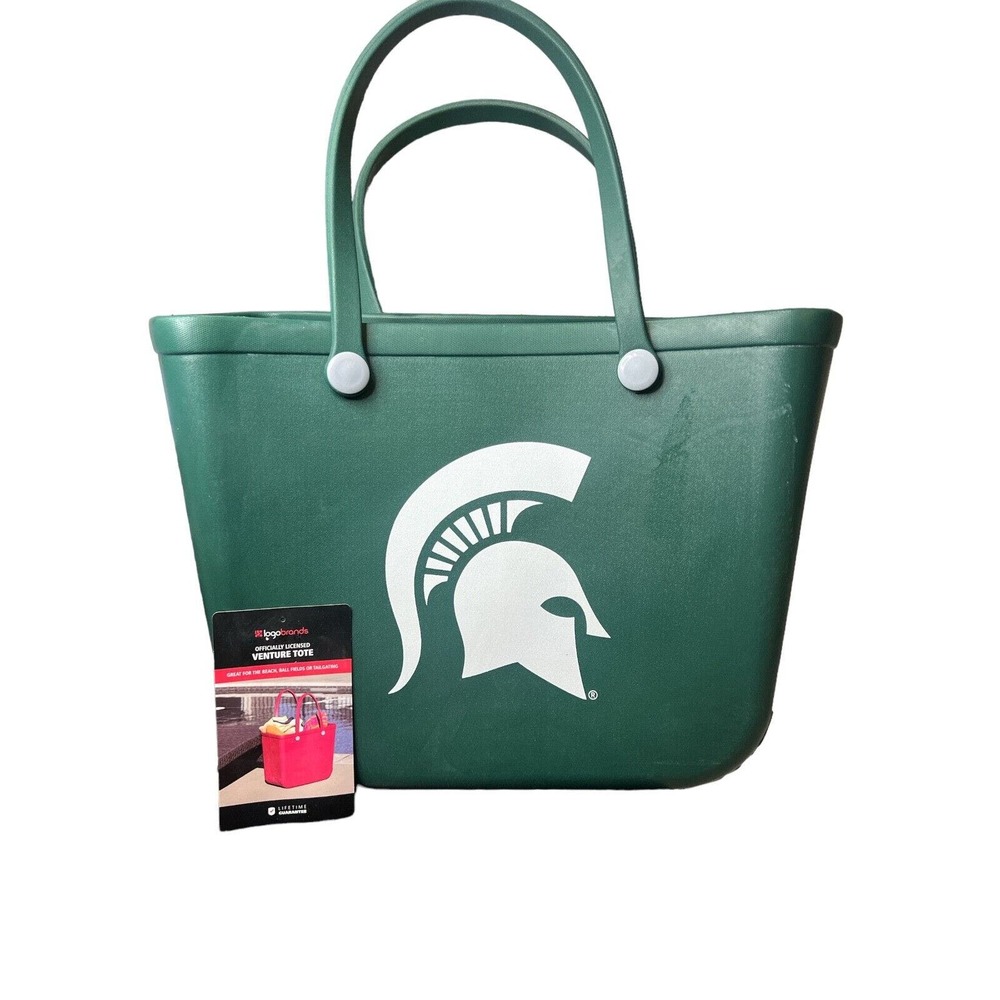 Michigan State Spartans Logo Brands Venture Tote Beach Tailgating Sports Bag
